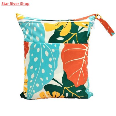 New pattern diaper bags waterproof and moisture proof double