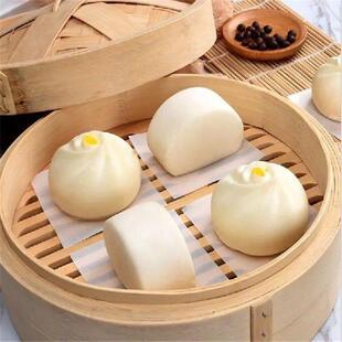 500Pcs Square 6-11cm Wholesale Steamed Bun Papers Non-stick