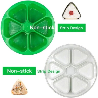 DIY Sushi Mold Onigiri Rice Ball Food Press Triangular Sushi