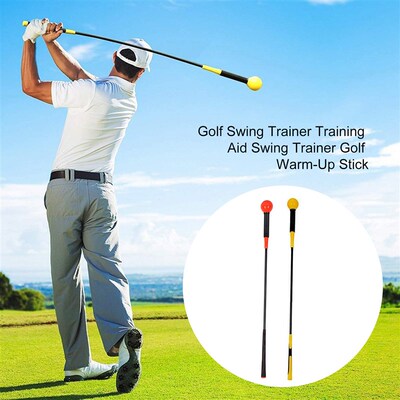 Golf Swing Training Aid Golf Warm-up Rod Practices Golf Stic