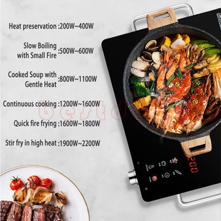 2200W English Infrared induction cooker electric Burner 110V