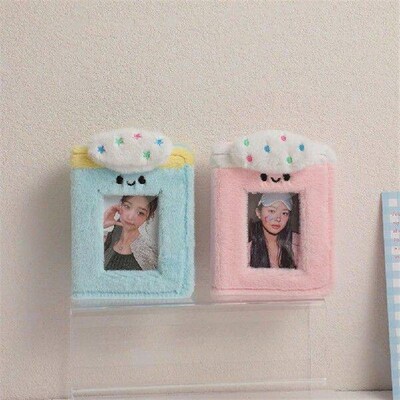 Cute Furry Squared Grid Photo Album Large Capacity