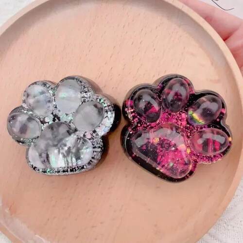 Kids Dark Starry Sky Cat Claw Squishy Fidget Toys Soft Cute
