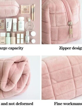 Kawaii Pencil Case Pillow Large Capacity Cosmetic Bag Cute B