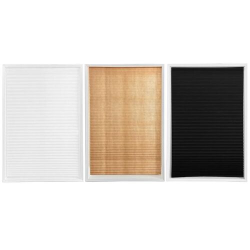 Self-Adhesive Pleated Blinds Half Blackout Windows Curtains