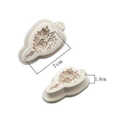 DIY Various flower bouquet Silicone Molds Gum Paste Chocolat