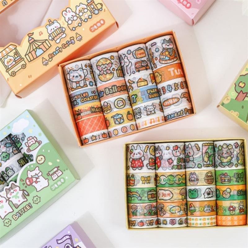 3 Rolls Washi Masking Tape Set Petal Animal Flower Paper Mas,文具电教/文化用品/商务用品,胶带/胶纸/胶条,淘宝优惠券,粉丝福利购,淘宝优惠卷