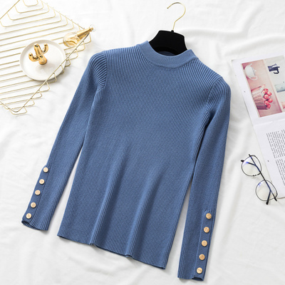 casual autumn winter women thick sweater pullovers long slee