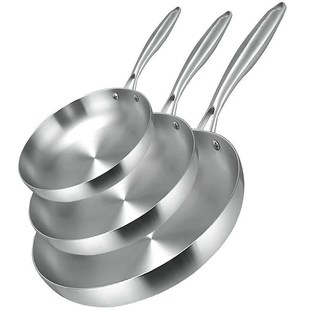 304 Stainless Steel Frying Pan, NonStick Pan Fried Steak Pot