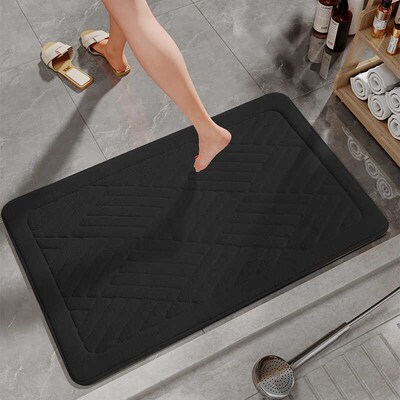 Toilet floor mat absorbent door mat bathroom卫生间吸水门垫