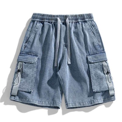 Summer New Casual Workwear Shorts Mens Loose Tether Pants M