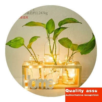 -desktop decorations gl vase nordic creative dining table