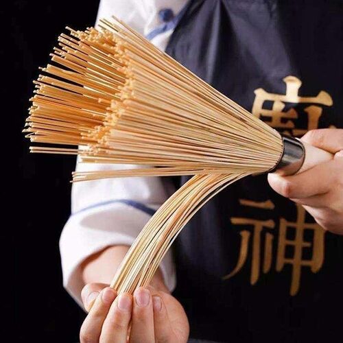 Wholesale Natural Bamboo Pot Scrub Brush, Kitchen Pot and Di