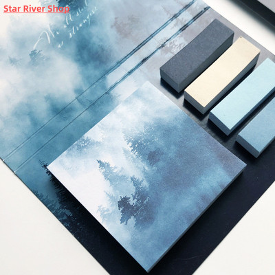 325 Sheet/set Creative Painting Memo Pad Sticky Notes Page F