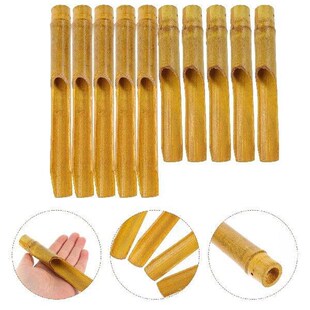 10 Pcs Bamboo Wind Chimes Fittings Bell Accessories Large