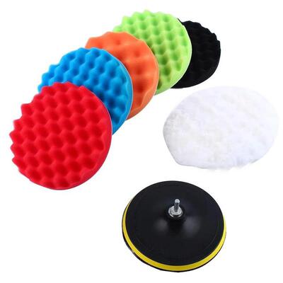 8Pcs Car Polishing Kit Polish Pad 3/7/5 Inch Car Polishing D