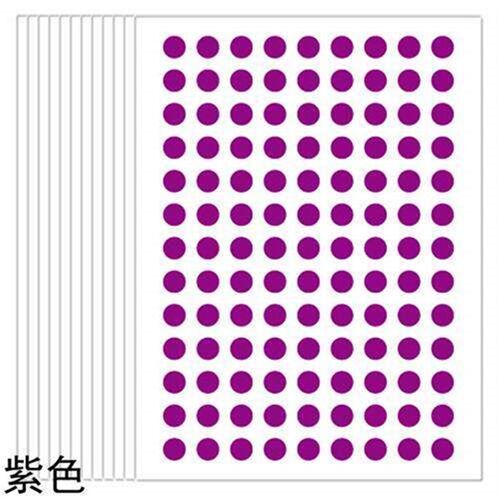6mm Tiny Round Circle Polka Dots Sticker 120 Pcs Small Seal