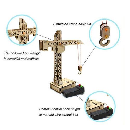 Students Physical Science Experiment Wire Control Crane