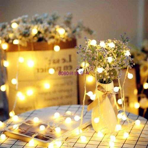 2021 Holiday Light Chain Ball LED String Lighting 3M 6M USB