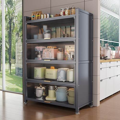 Kitchen with door dust-proof storage cabinet,storage cabinet