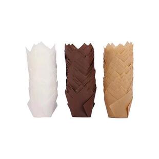 50Pcs Baking Cake Cups Cupcake Liners Disposable Paper Cake