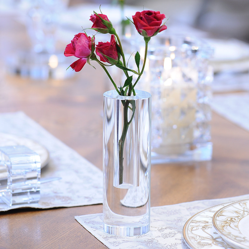水晶小花瓶花插花器 书桌办公桌窗台装饰摆件 创意个性小花瓶摆件,家居饰品,花瓶,淘宝优惠券,粉丝福利购,淘宝优惠卷