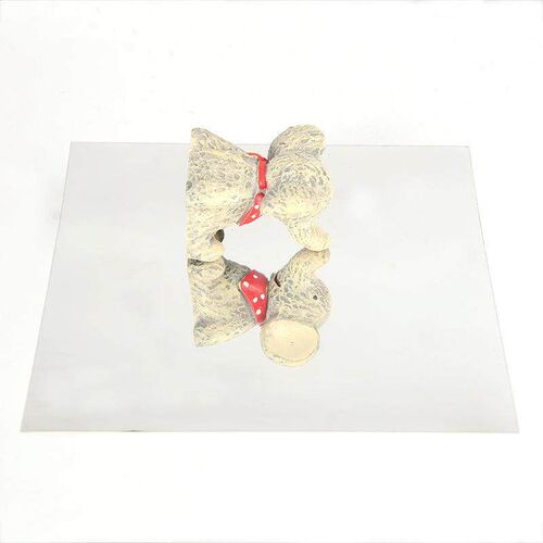 9/12pcs Wall ers 3D Square Mirror Silver Decal Mosaic Bathro