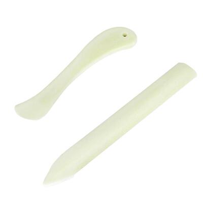 2 PCS 2 Style Imitation Bone Folder Paper Creaser Creasing S