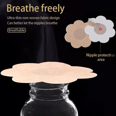 100Pcs Nipple Sticker Disposable Invisible Chest Sticker Non
