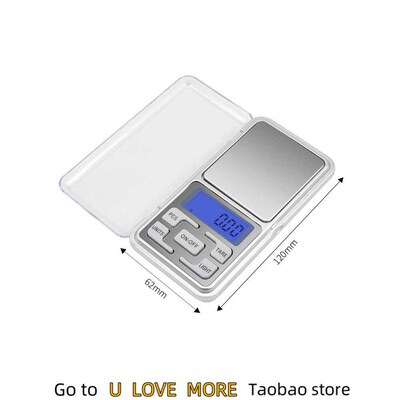 Precision LCD Digital Scales 500g/1Kg/2Kg/3Kg x 0.1g Kitchen