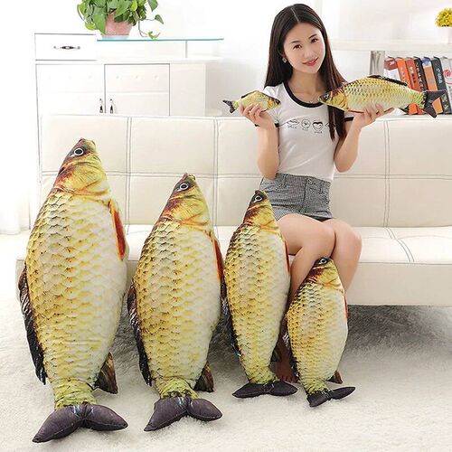 20/30/40cm Creative Simulation Crucian carp Grass Fish Grass