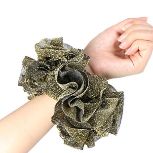 Shiny Velvet Elastic Headband Singlecolor Girl Hair Rope Hai