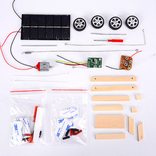 DIY Mini Solar Wireless Remote Control Car Toy Science Educa