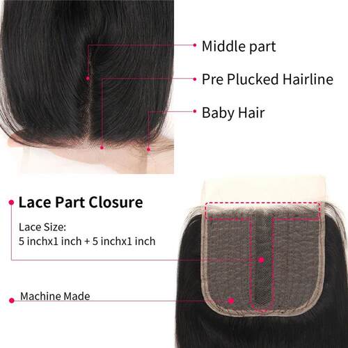 Body Wave Human Hair Bundles With Closure Remy Brazilian Hai