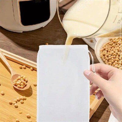 Mesh Soy Milk Wine Filter Bag Nut Milk Bag Tea Coffee Oil