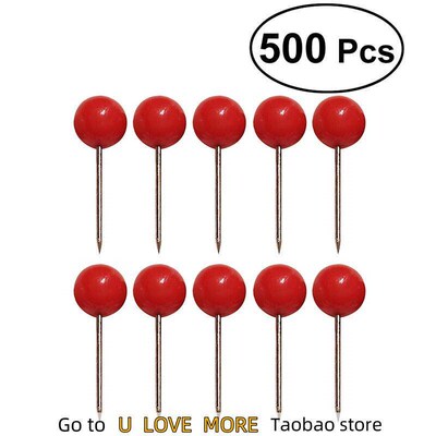 Push Pin Tacks Map Board Round For Thumb Head Cork Push Draw
