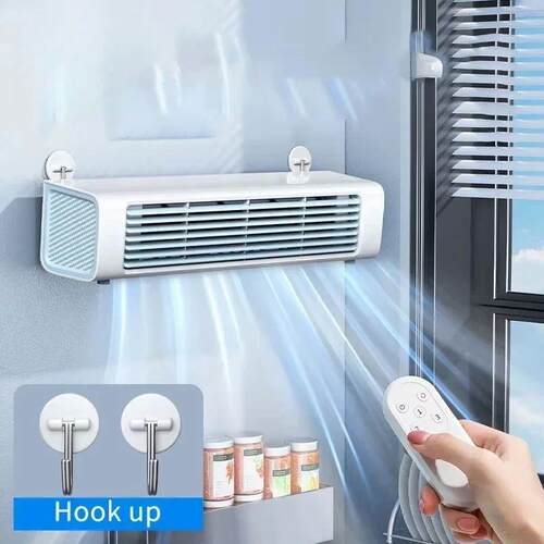 Eary Wall Mounted Silent Fan Office Home Air Cooler Strong W