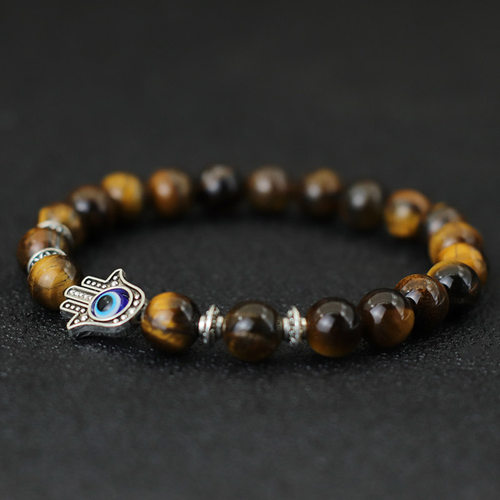 Turkey Evil Eyes Bracelet For Men Women Gothic Fatima Hand