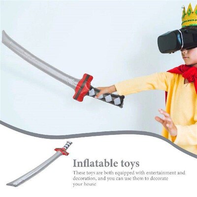 10 Pcs Inflatable Samurai Swords Pirate Childrens Toy