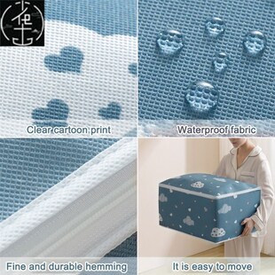 Foldable Storage Bag Clothes Blanket Quilt Sweater Closet Or