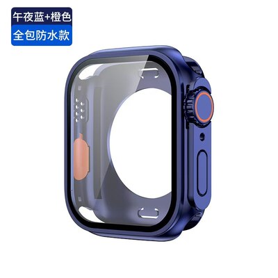 Tempered Glass+Case For Apple Watch Series 10 9 8 7 44mm 40m