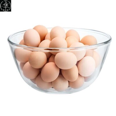 round glass egg bowl mixing bowl household fruit dessert