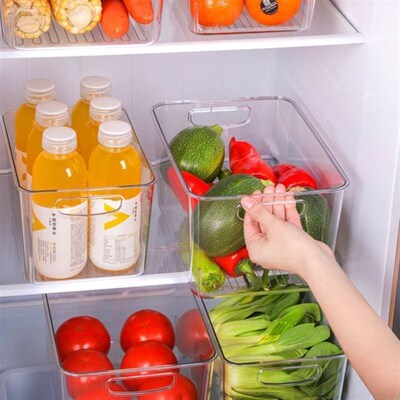 kitchen food container plastic cabinet storage box fridge