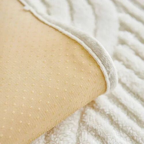 1PC Wave Striped Sofa ver Solid Color Thicken Plush Sofa Tow