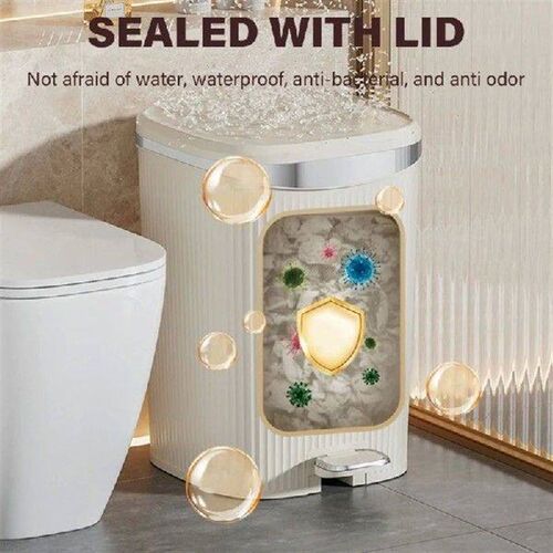 HandsFree Pedal Trash Can for Kitchen Office Use, Step
