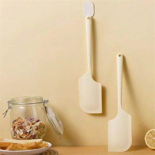 1Pcs Food Grade Silicone Silicone Cream Scraper Soft Handle