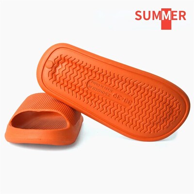 2024 Summer Slippers Flip Flops Women Indoor Home Mute Shoes