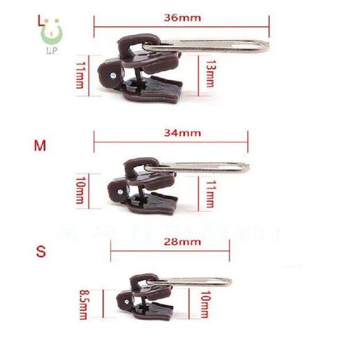 6pcs Instant Zipper Universal Instant Fix Zipper Repair Kit