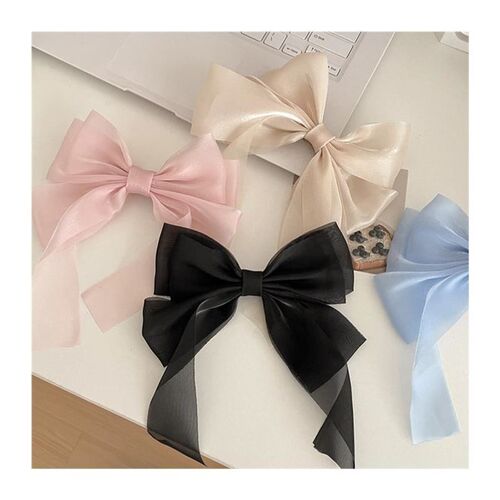 Red bow tie hairpin female Headband hair accessories clip