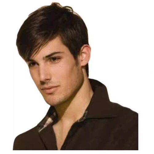 Hot-selling Brown And Black Short Straight Hair ver High Tem